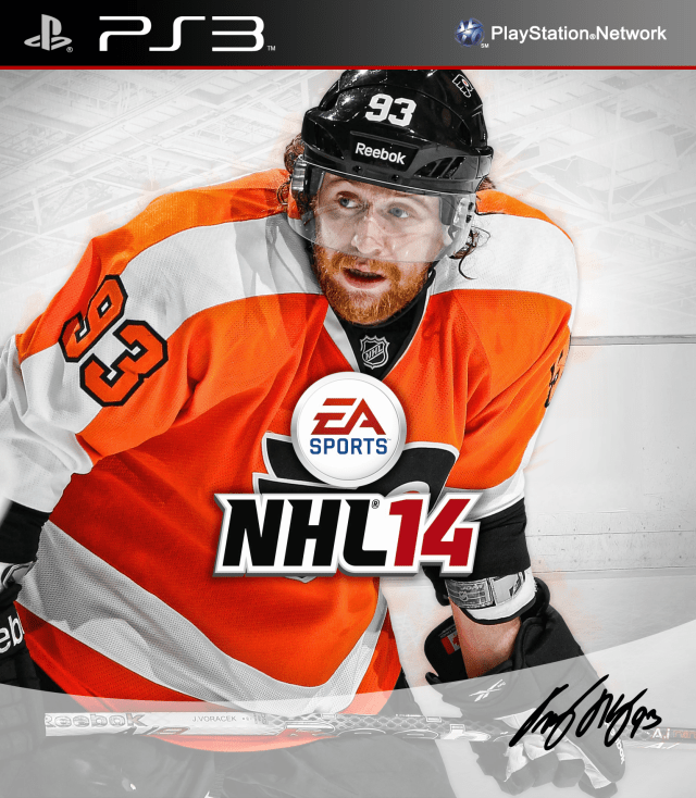 NHL 14 PS3 Jakub Voracek